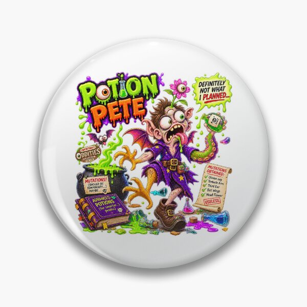 Item preview, Unfortunate Oddities - Potion Pete designed and sold by WheelieGdArt.