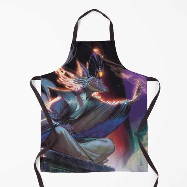 Item preview, Mystic Kitsune Weaving Magic in the Night (V3) designed and sold by SabaMirzique.