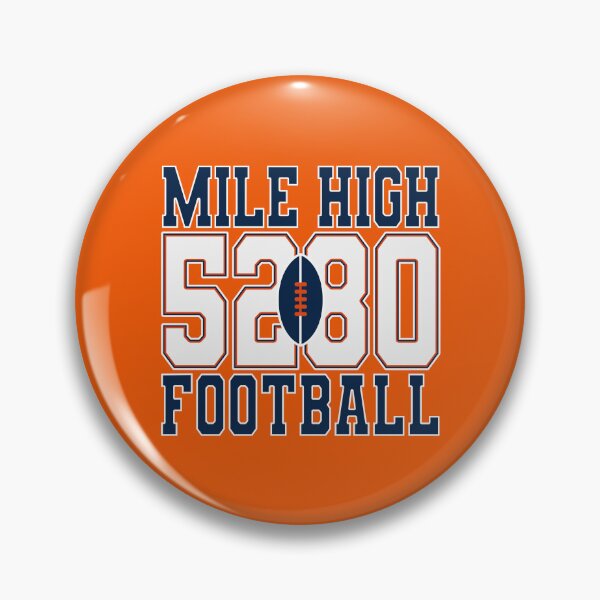 Item preview, Mile High Football 5280 – Denver Colorado Fan designed and sold by MASMUS27.