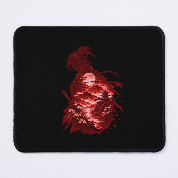 Item preview, Crimson Samurai Mountain Dreamscape designed and sold by DoobleU.