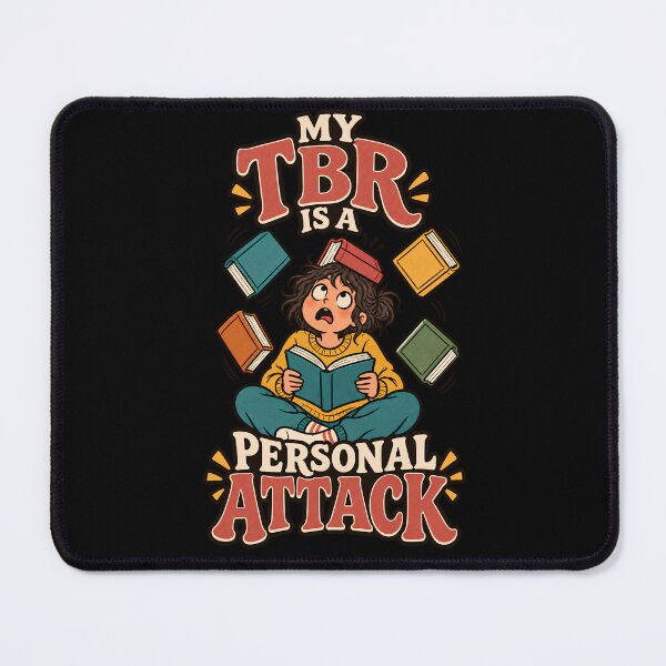 Item preview, My TBR Is a Personal Attack – Funny Book Lover designed and sold by Bawek85Designs.