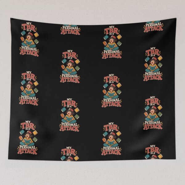 Item preview, My TBR Is a Personal Attack – Funny Book Lover designed and sold by Bawek85Designs.