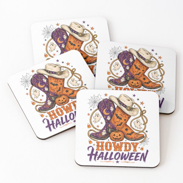 Item preview, Howdy Halloween Western Cowgirl Boots Vintage Spooky Country designed and sold by DYAFLK.