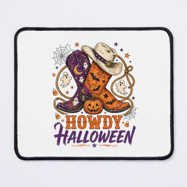 Item preview, Howdy Halloween Western Cowgirl Boots Vintage Spooky Country designed and sold by DYAFLK.