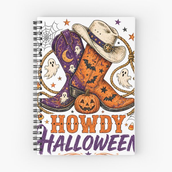 Item preview, Howdy Halloween Western Cowgirl Boots Vintage Spooky Country designed and sold by DYAFLK.