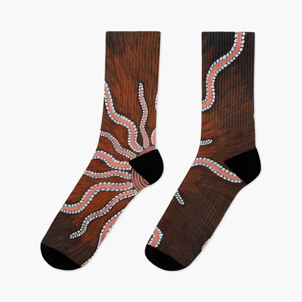 Item preview, Bush fire dreaming at warlugulong - native art designed and sold by NeonCanvasDream.