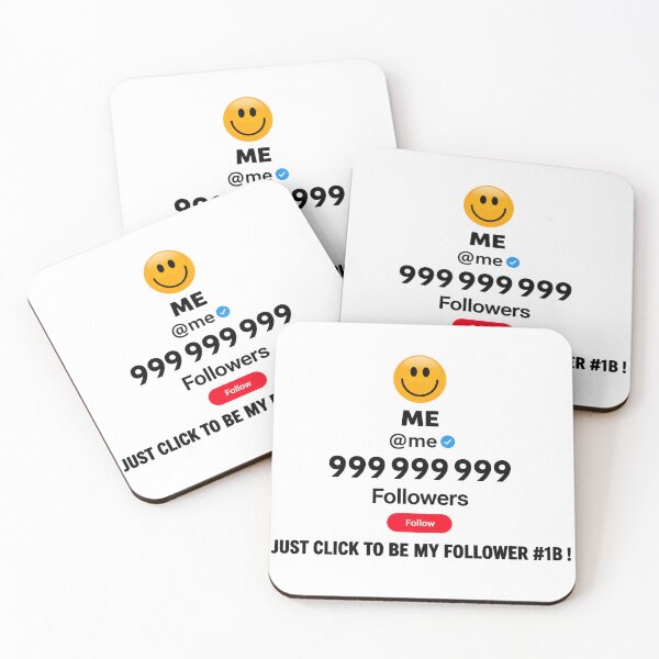 Item preview, One billion followers funny meme black designed and sold by AyoBruh Memes.