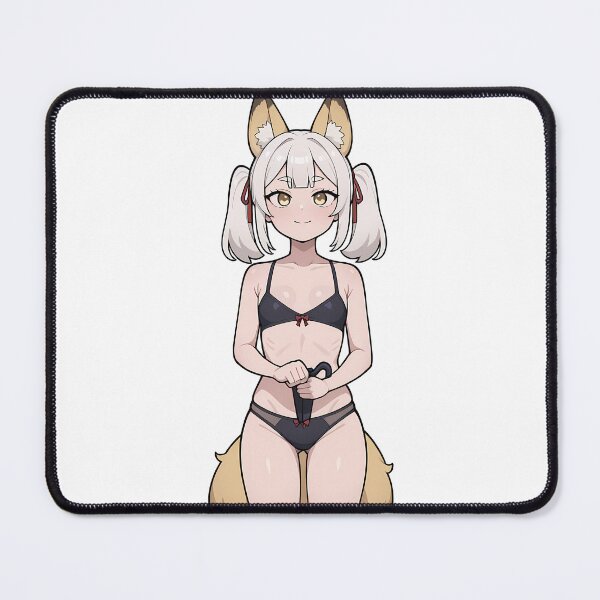 Item preview, Sultry Fox Shrine Maiden Kitsune Miko Pinup designed and sold by DegenMerch.