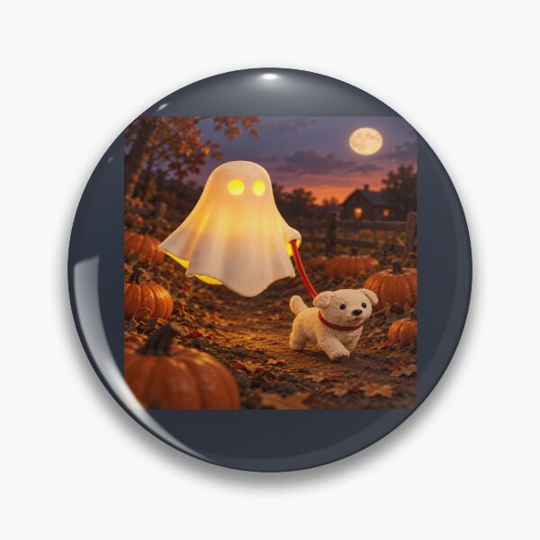 Item preview, Ghost Walking Dog for Spooky Dog Moms designed and sold by POD DYNASTY | Original Print On Demand T-Shirt Graphics.