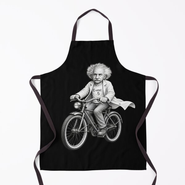 Item preview, Einstein on a Bike – Funny Science & Bicycle Art designed and sold by Classic Chaos Creations.