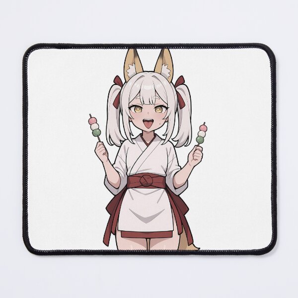 Item preview, Sultry Fox Shrine Maiden Kitsune Miko Pinup designed and sold by DegenMerch.