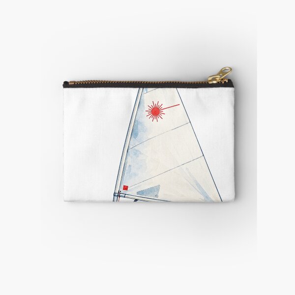 Item preview, Classic Laser Sailing Dinghy Watercolor designed and sold by saltyhydrangea.