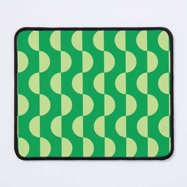 Item preview, Mod Semicircle Waves – 70s Optical Geometric Ripple Pattern | Green designed and sold by Frohyou.