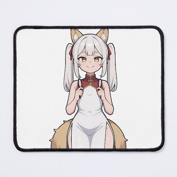 Item preview, Sultry Fox Shrine Maiden Kitsune Miko Pinup designed and sold by DegenMerch.
