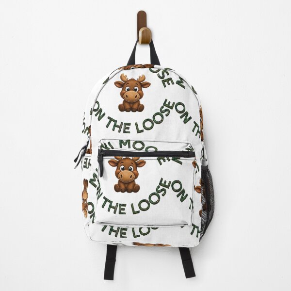 Item preview, Mini Moose On The Loose Cute Animal Art designed and sold by ScenicRoute66.