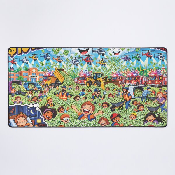 Item preview, Ten Billion Dollar Schoolyard Dream designed and sold by New Wave Artworks & Odds &Ends.