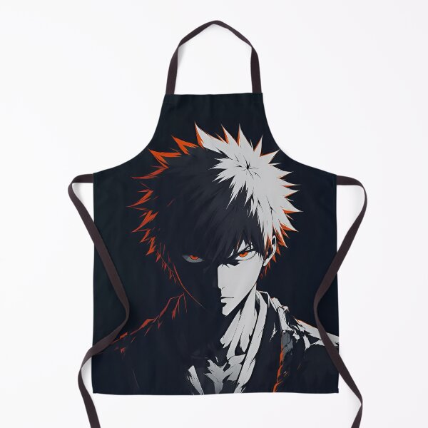 Item preview, Half Shadow Anime Warrior Orange Eyes Dark Samurai Portrait designed and sold by Dyan4.