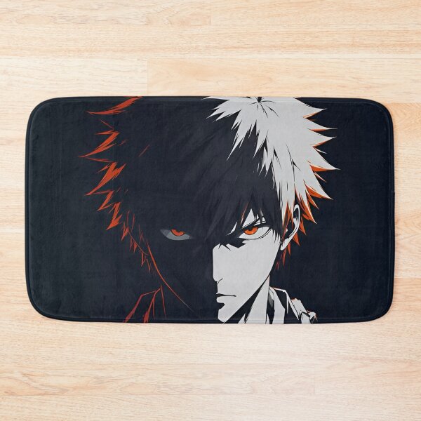 Item preview, Half Shadow Anime Warrior Orange Eyes Dark Samurai Portrait designed and sold by Dyan4.