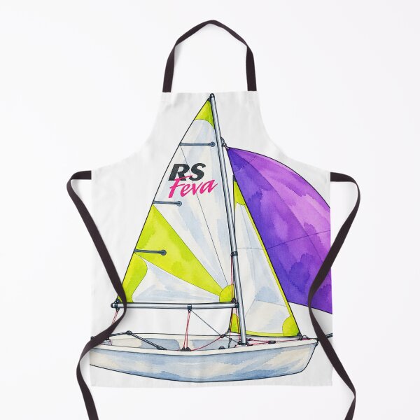 Item preview, Acuarela del colorido velero RS Feva designed and sold by saltyhydrangea.