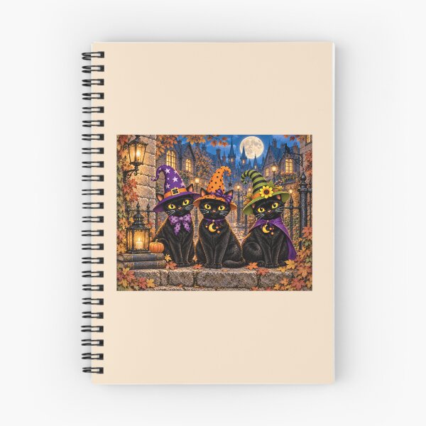 Item preview, Halloween Night Out — Three Black Cats designed and sold by Novel Works Studio.