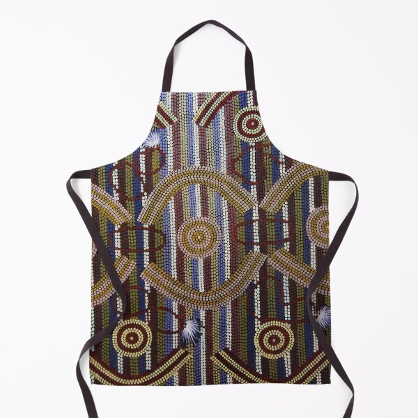 Item preview, Anmatyerre ceremonial designs associated with the rockhole site intankangu - 1982 designed and sold by NeonCanvasDream.