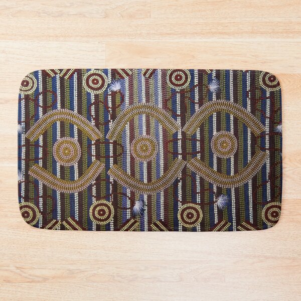 Item preview, Anmatyerre ceremonial designs associated with the rockhole site intankangu - 1982 designed and sold by NeonCanvasDream.