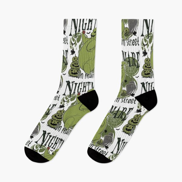 Item preview, Nightmare on Main Street — Spooky Frog Halloween Horror Illustration designed and sold by Krasnovaovaova.