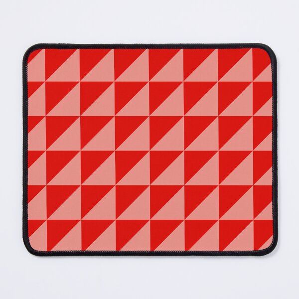 Item preview, Retro Diagonal Triangle Tile – Scandinavian Modern Geometric Pattern | Red designed and sold by Frohyou.
