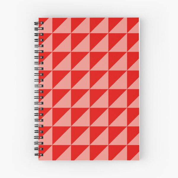 Item preview, Retro Diagonal Triangle Tile – Scandinavian Modern Geometric Pattern | Red designed and sold by Frohyou.
