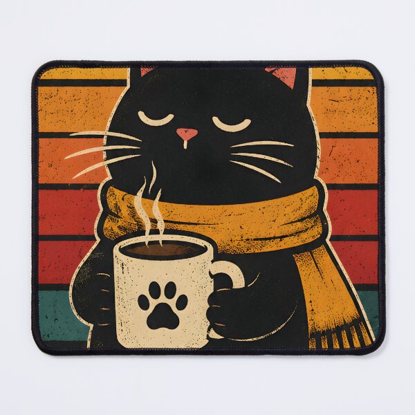 Item preview, Cat coffee designed and sold by redmoon64.