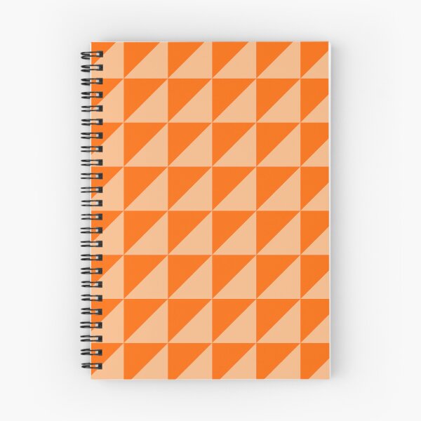 Item preview, Retro Diagonal Triangle Tile – Scandinavian Modern Geometric Pattern | Orange designed and sold by Frohyou.