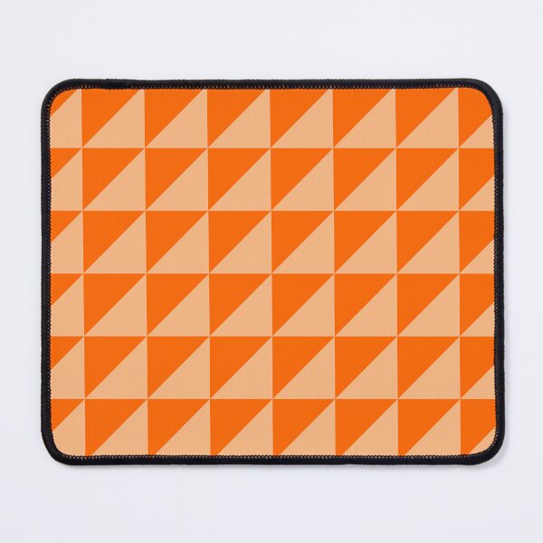 Item preview, Retro Diagonal Triangle Tile – Scandinavian Modern Geometric Pattern | Orange designed and sold by Frohyou.