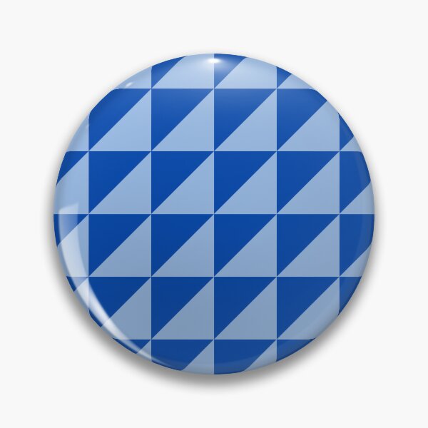Item preview, Retro Diagonal Triangle Tile – Scandinavian Modern Geometric Pattern | Blue designed and sold by Frohyou.