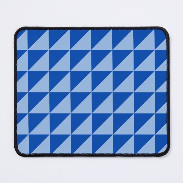 Item preview, Retro Diagonal Triangle Tile – Scandinavian Modern Geometric Pattern | Blue designed and sold by Frohyou.