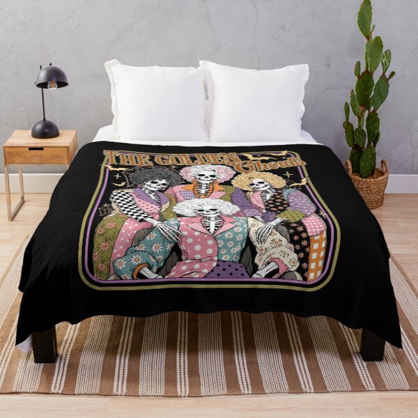 Item preview, The Golden Ghouls — Vintage Skeleton Family Gothic Halloween Art designed and sold by Krasnovaovaova.