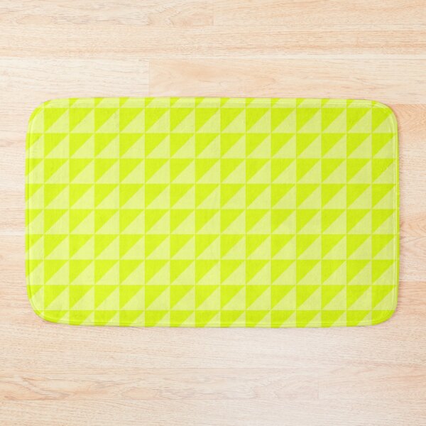 Item preview, Retro Diagonal Triangle Tile – Scandinavian Modern Geometric Pattern | Chartreuse designed and sold by Frohyou.