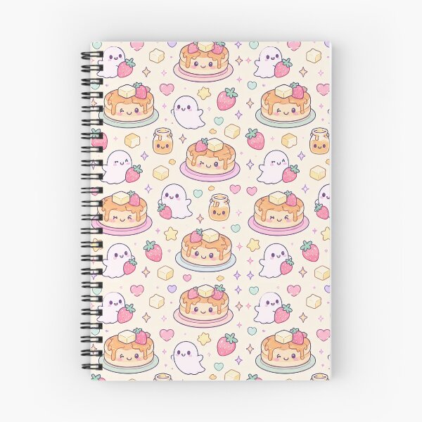 Item preview, Kawaii Ghost Pancake Pattern designed and sold by Soft Berry Studio.