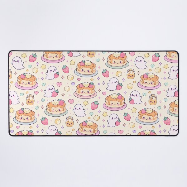 Item preview, Kawaii Ghost Pancake Pattern designed and sold by Soft Berry Studio.