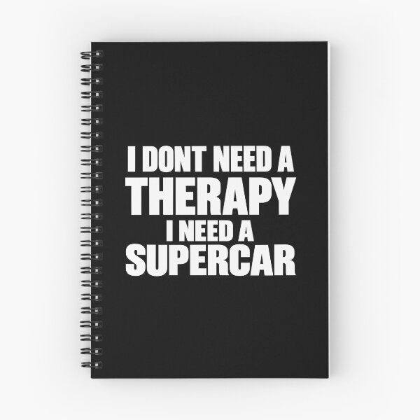 Item preview, I dont need therapy i need a supercar designed and sold by RetroPlus.