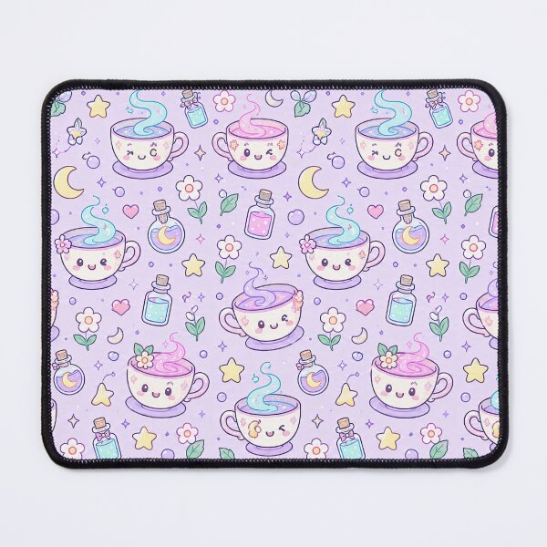 Item preview, Kawaii Magic Teacup Pattern designed and sold by Soft Berry Studio.