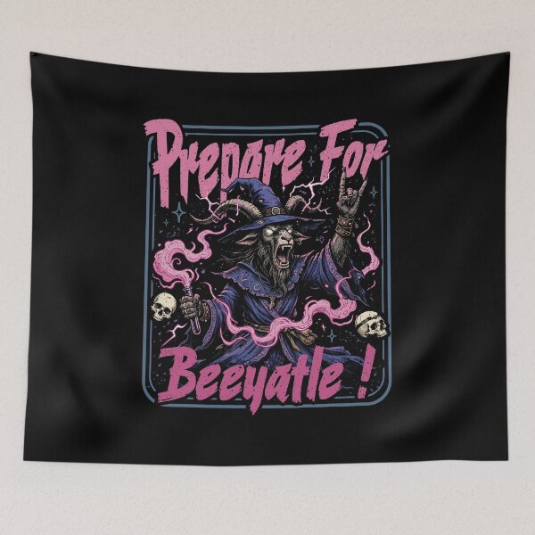 Item preview, Prepare for Beegrattle — Cute Witch and Cat Halloween Horror Design designed and sold by Krasnovaovaova.