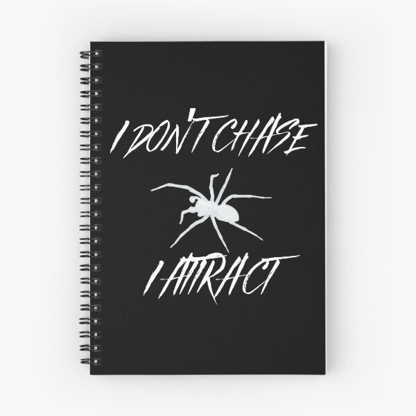 Item preview, I Don’t Chase I Attract Spider Dark Version  designed and sold by Feral Vibes.