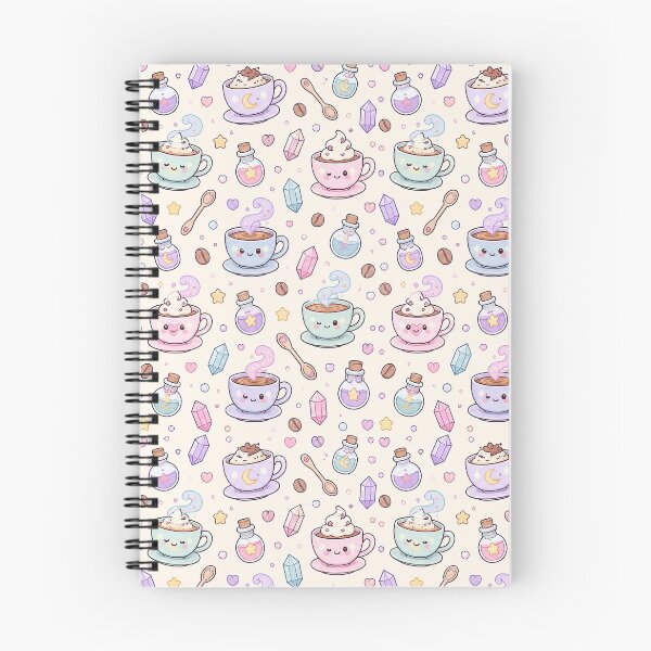 Item preview, Kawaii Potion Coffee Pattern designed and sold by Soft Berry Studio.