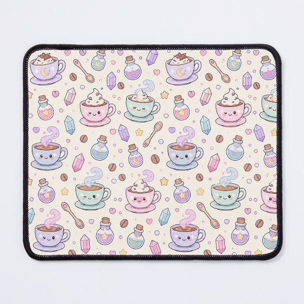 Item preview, Kawaii Potion Coffee Pattern designed and sold by Soft Berry Studio.