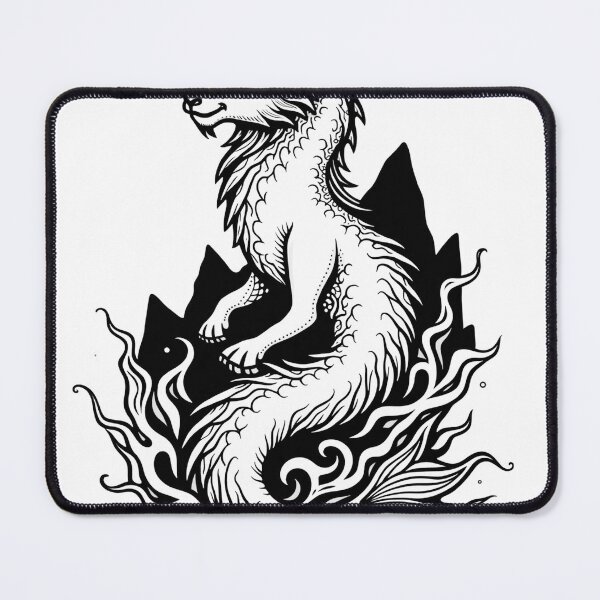 Item preview, Stylized Sea-Goat Line Art for Capricorn Lovers designed and sold by Qubivibe.