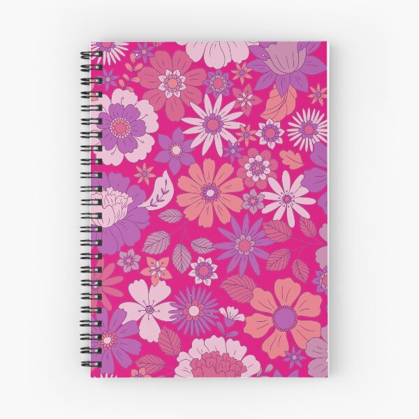 Item preview, Groovy 70s Flower Power – Retro Mod Floral Garden Pattern | Pink designed and sold by Frohyou.