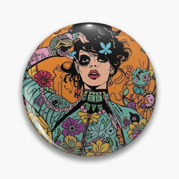 Item preview, Blooming Muse Floral: Pop Art Goth Botanical designed and sold by  Mythical Entanglement.