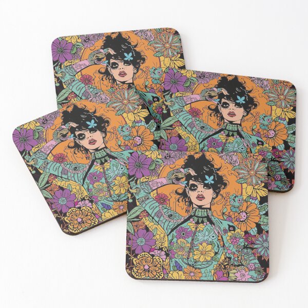 Item preview, Blooming Muse Floral: Pop Art Goth Botanical designed and sold by  Mythical Entanglement.