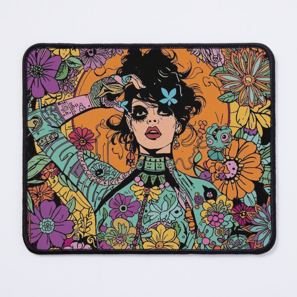 Item preview, Blooming Muse Floral: Pop Art Goth Botanical designed and sold by  Mythical Entanglement.