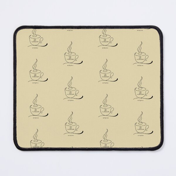 Item preview, Cozy Morning Coffee & Steam Minimalist Art | Aesthetic Warm Vibe designed and sold by ORIGINS LINES.